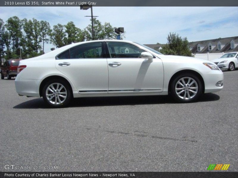 Starfire White Pearl / Light Gray 2010 Lexus ES 350
