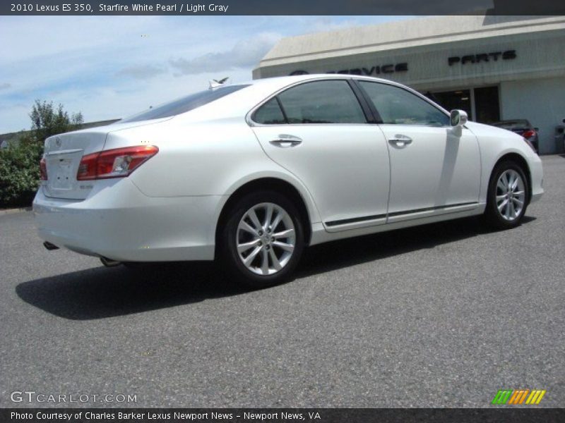 Starfire White Pearl / Light Gray 2010 Lexus ES 350