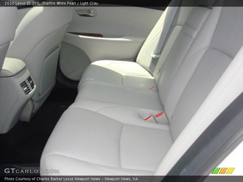 Starfire White Pearl / Light Gray 2010 Lexus ES 350