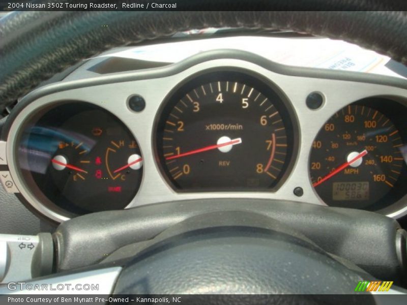 Redline / Charcoal 2004 Nissan 350Z Touring Roadster