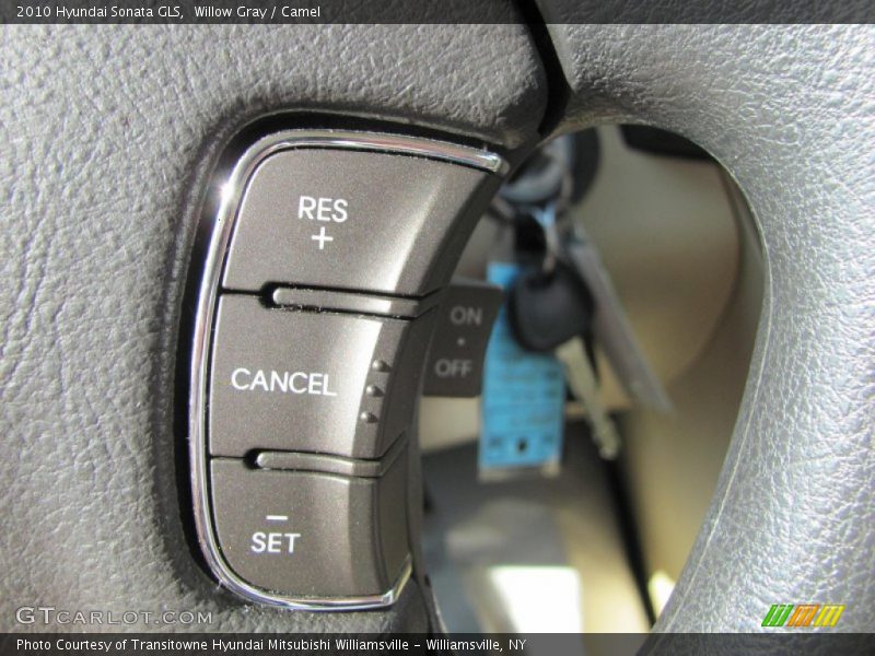 Willow Gray / Camel 2010 Hyundai Sonata GLS