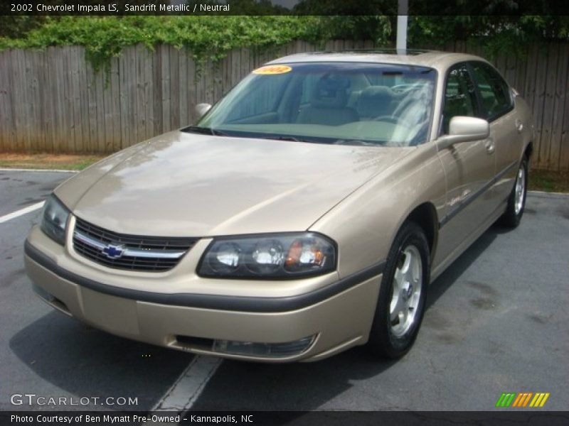 Sandrift Metallic / Neutral 2002 Chevrolet Impala LS