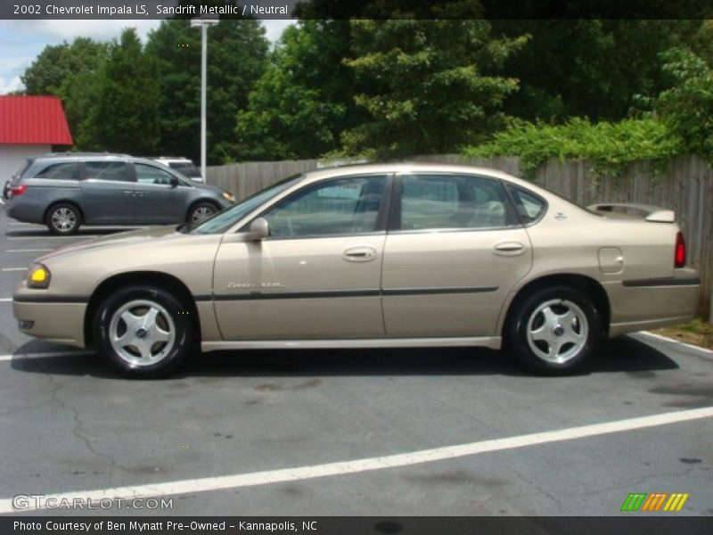 Sandrift Metallic / Neutral 2002 Chevrolet Impala LS