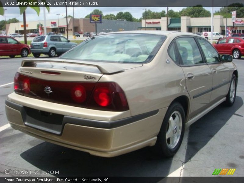 Sandrift Metallic / Neutral 2002 Chevrolet Impala LS
