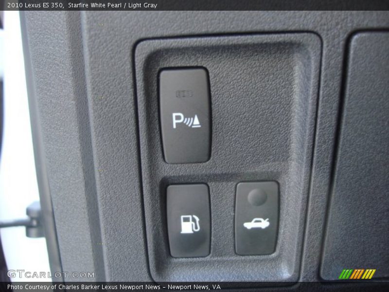 Starfire White Pearl / Light Gray 2010 Lexus ES 350
