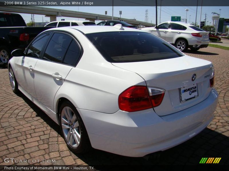 Alpine White / Beige 2006 BMW 3 Series 325i Sedan