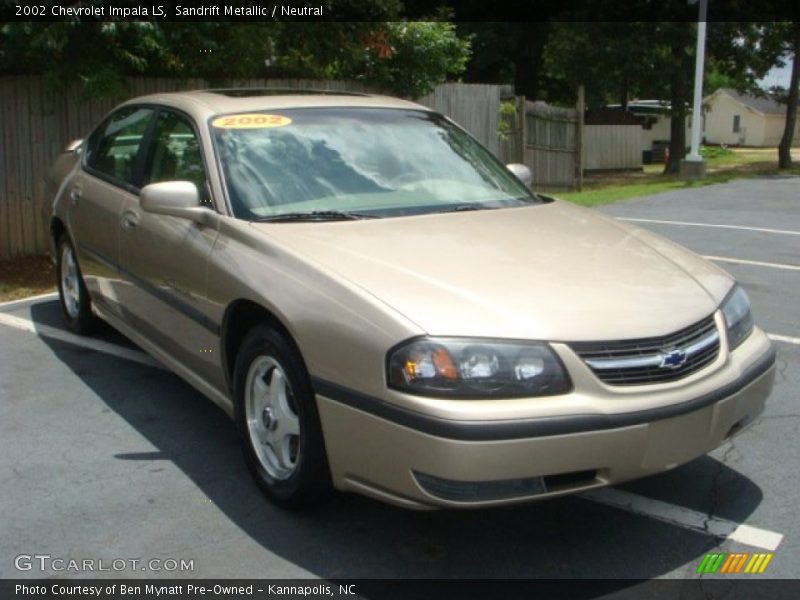 Sandrift Metallic / Neutral 2002 Chevrolet Impala LS