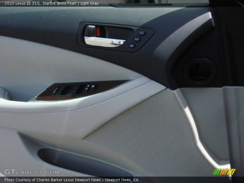 Starfire White Pearl / Light Gray 2010 Lexus ES 350