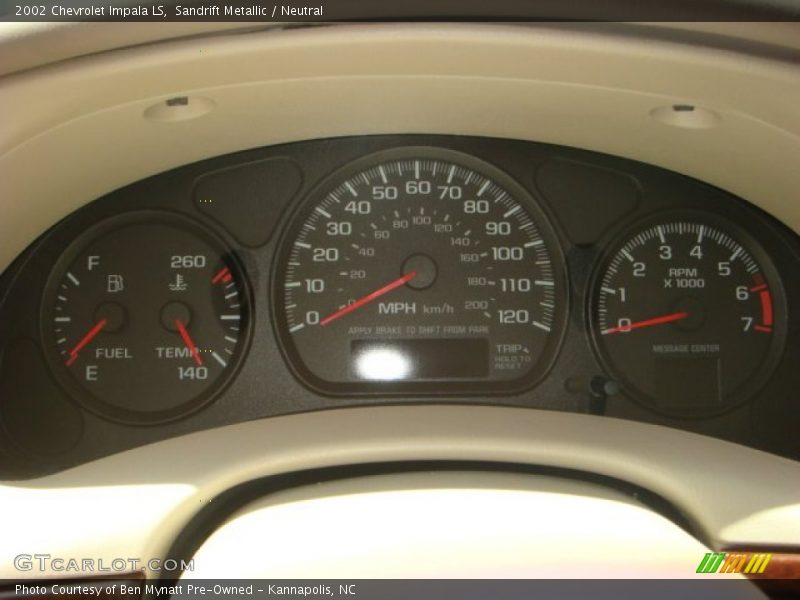 Sandrift Metallic / Neutral 2002 Chevrolet Impala LS