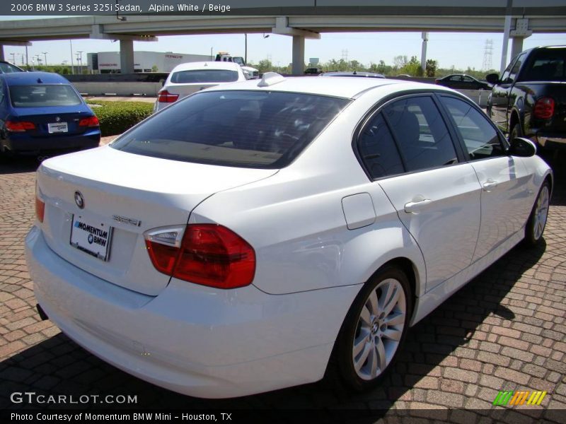 Alpine White / Beige 2006 BMW 3 Series 325i Sedan