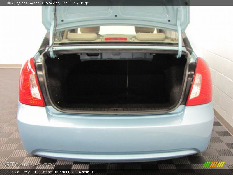Ice Blue / Beige 2007 Hyundai Accent GLS Sedan