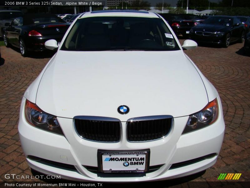 Alpine White / Beige 2006 BMW 3 Series 325i Sedan