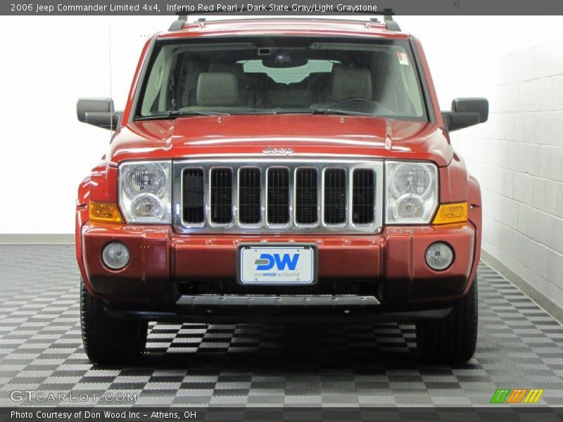 Inferno Red Pearl / Dark Slate Gray/Light Graystone 2006 Jeep Commander Limited 4x4