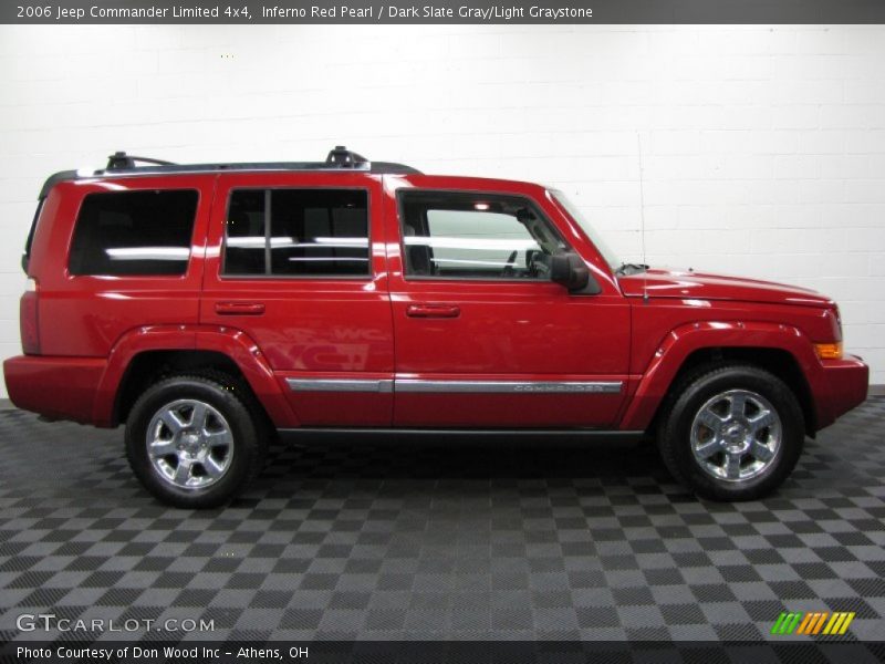 Inferno Red Pearl / Dark Slate Gray/Light Graystone 2006 Jeep Commander Limited 4x4