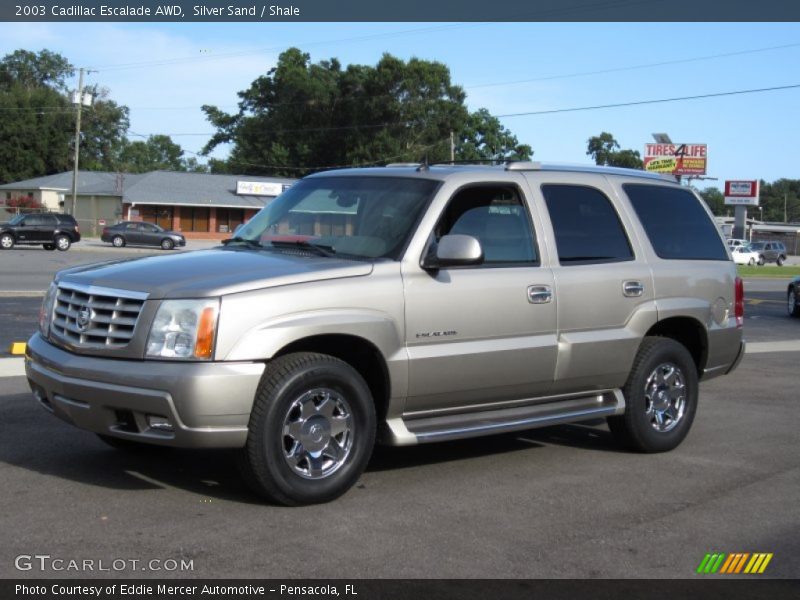 Silver Sand / Shale 2003 Cadillac Escalade AWD