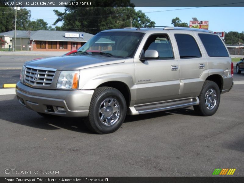 Silver Sand / Shale 2003 Cadillac Escalade AWD