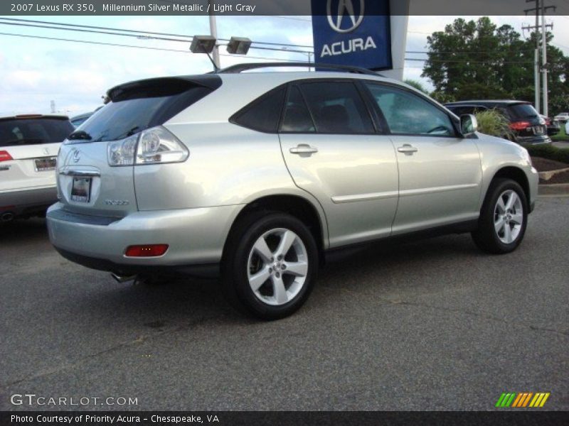 Millennium Silver Metallic / Light Gray 2007 Lexus RX 350