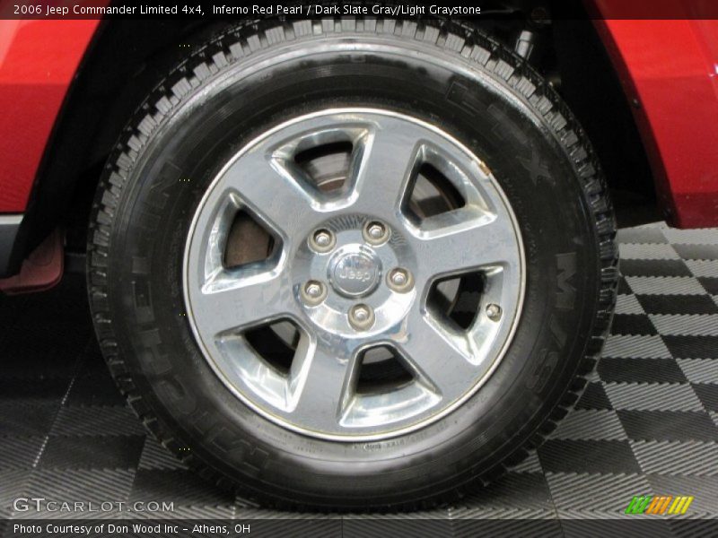 Inferno Red Pearl / Dark Slate Gray/Light Graystone 2006 Jeep Commander Limited 4x4
