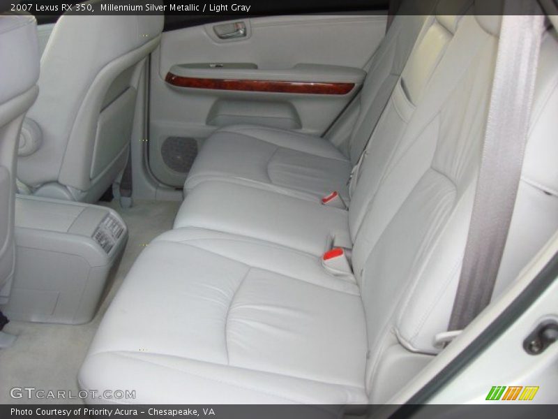 Millennium Silver Metallic / Light Gray 2007 Lexus RX 350