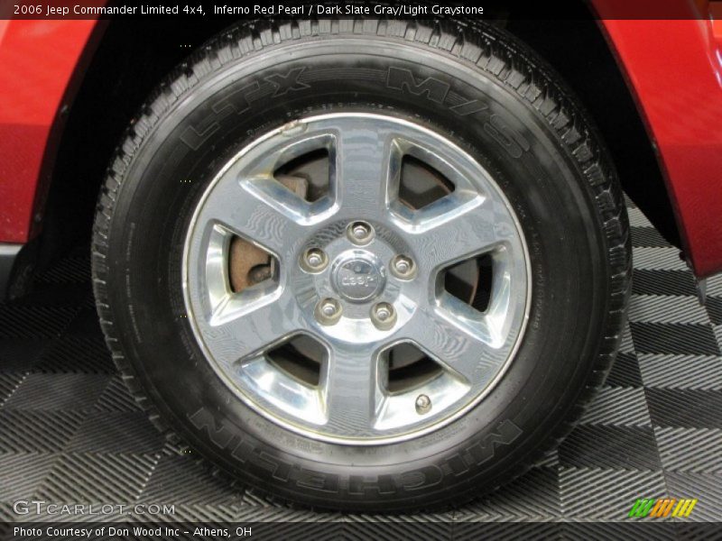 Inferno Red Pearl / Dark Slate Gray/Light Graystone 2006 Jeep Commander Limited 4x4