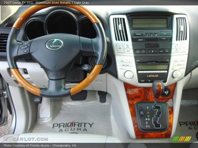 Millennium Silver Metallic / Light Gray 2007 Lexus RX 350