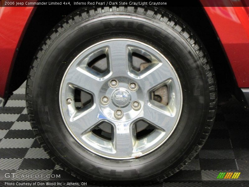 Inferno Red Pearl / Dark Slate Gray/Light Graystone 2006 Jeep Commander Limited 4x4