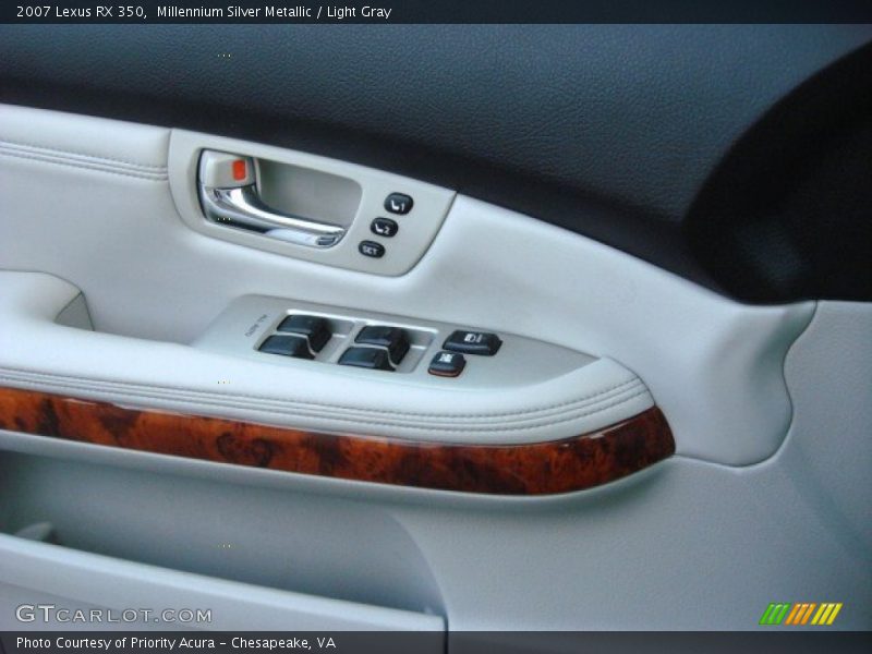 Millennium Silver Metallic / Light Gray 2007 Lexus RX 350