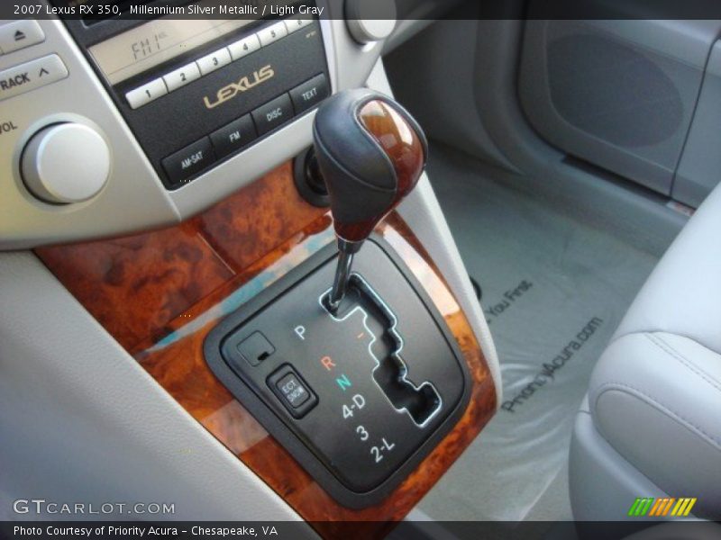 Millennium Silver Metallic / Light Gray 2007 Lexus RX 350