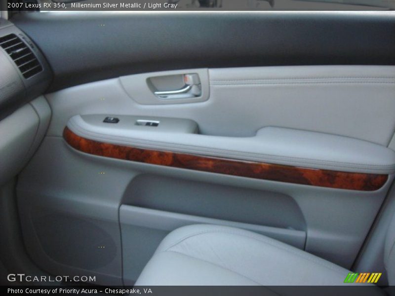 Millennium Silver Metallic / Light Gray 2007 Lexus RX 350