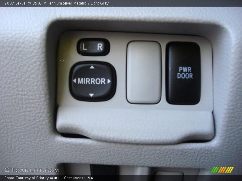 Millennium Silver Metallic / Light Gray 2007 Lexus RX 350