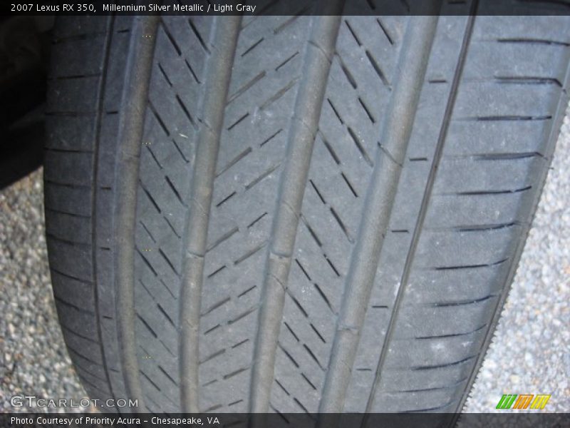 Millennium Silver Metallic / Light Gray 2007 Lexus RX 350