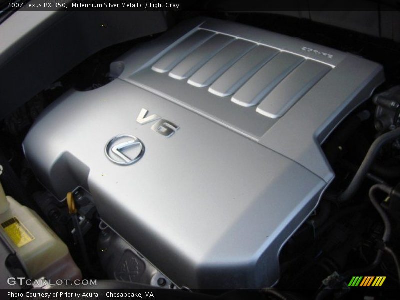 Millennium Silver Metallic / Light Gray 2007 Lexus RX 350