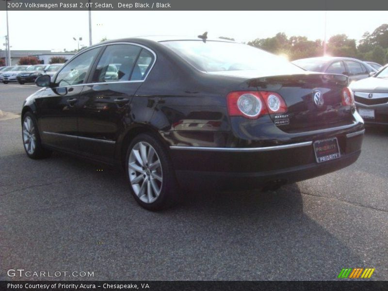 Deep Black / Black 2007 Volkswagen Passat 2.0T Sedan