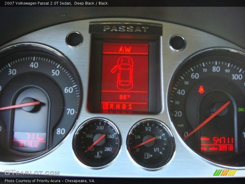  2007 Passat 2.0T Sedan 2.0T Sedan Gauges