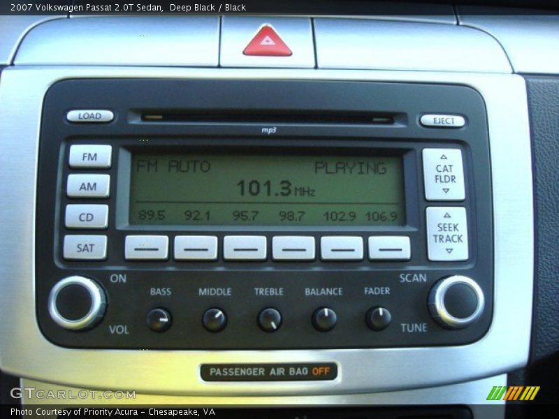 Audio System of 2007 Passat 2.0T Sedan