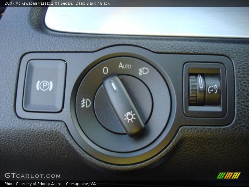 Controls of 2007 Passat 2.0T Sedan