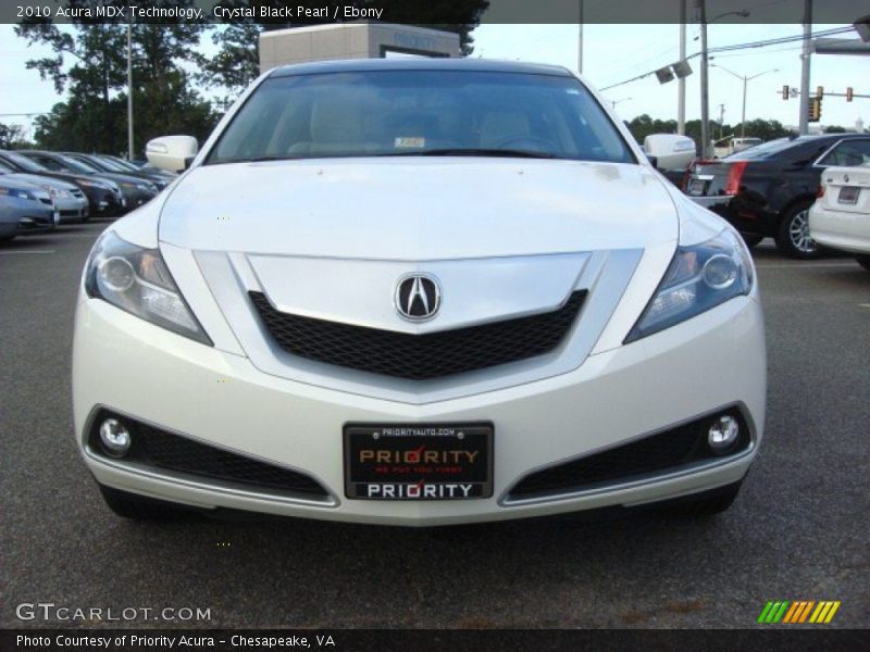 Crystal Black Pearl / Ebony 2010 Acura MDX Technology