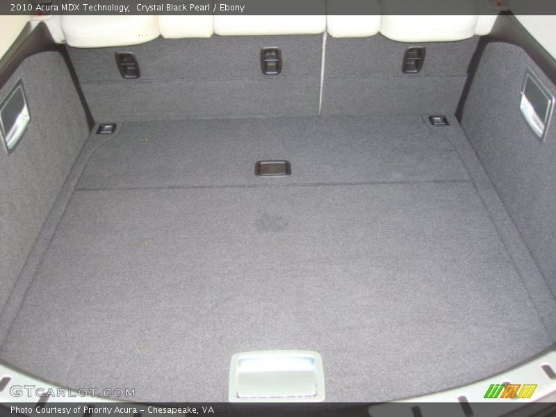 Crystal Black Pearl / Ebony 2010 Acura MDX Technology