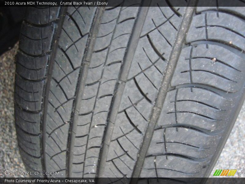 Crystal Black Pearl / Ebony 2010 Acura MDX Technology