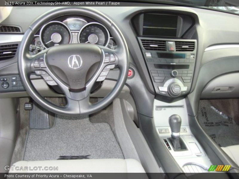 Dashboard of 2011 ZDX Technology SH-AWD