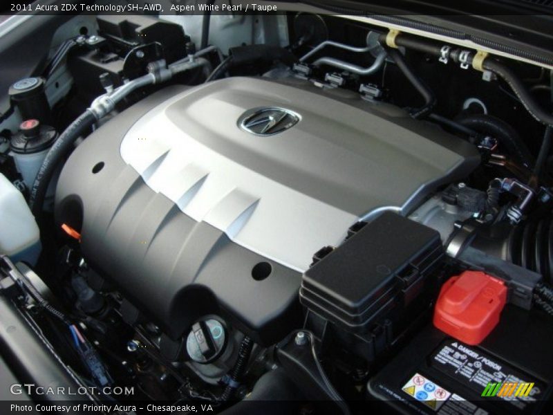  2011 ZDX Technology SH-AWD Engine - 3.7 Liter SOHC 24-Valve VTEC V6