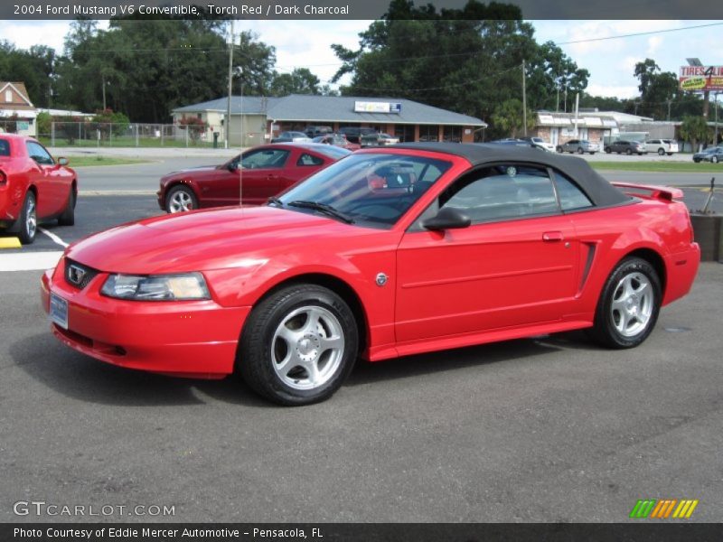 Front 3/4 View of 2004 Mustang V6 Convertible