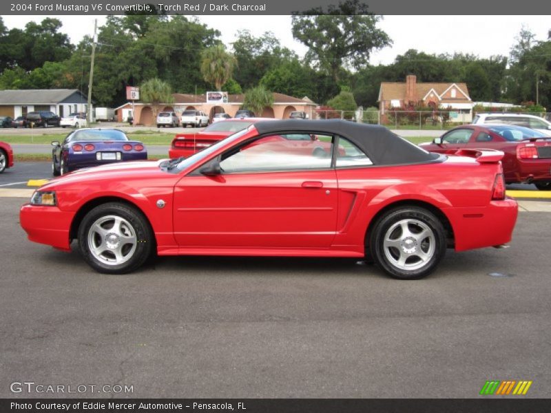  2004 Mustang V6 Convertible Torch Red