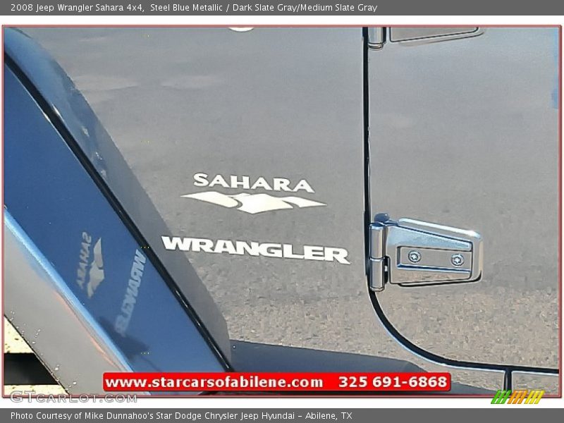 Steel Blue Metallic / Dark Slate Gray/Medium Slate Gray 2008 Jeep Wrangler Sahara 4x4