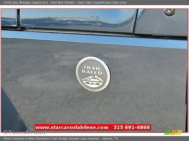 Steel Blue Metallic / Dark Slate Gray/Medium Slate Gray 2008 Jeep Wrangler Sahara 4x4