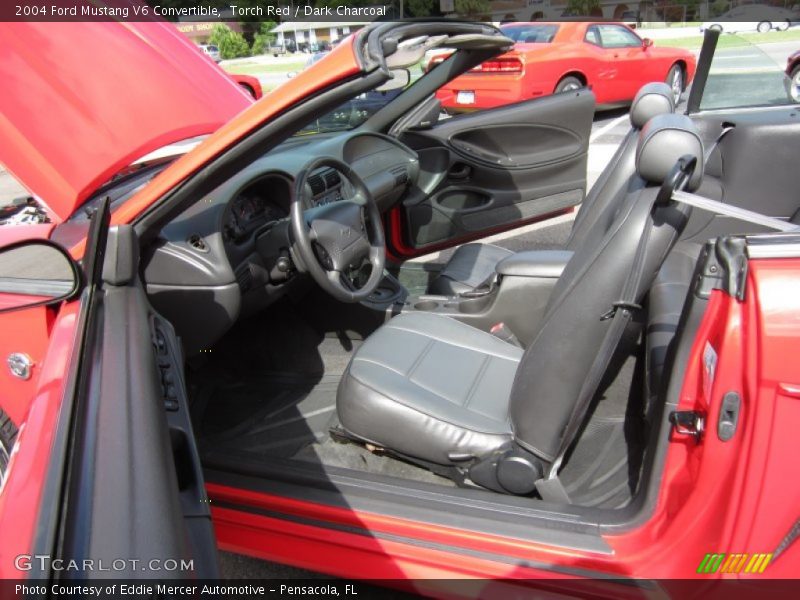 Dark Charcoal Interior - 2004 Mustang V6 Convertible 