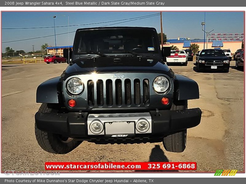 Steel Blue Metallic / Dark Slate Gray/Medium Slate Gray 2008 Jeep Wrangler Sahara 4x4
