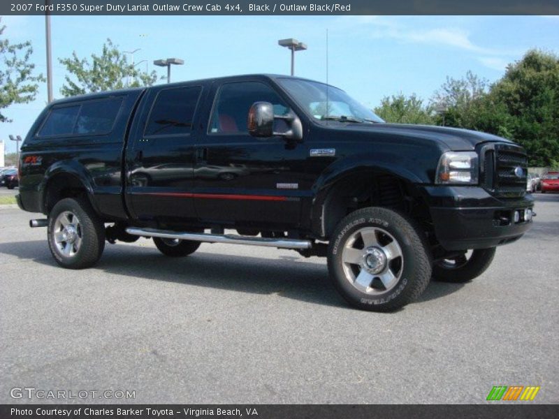  2007 F350 Super Duty Lariat Outlaw Crew Cab 4x4 Black