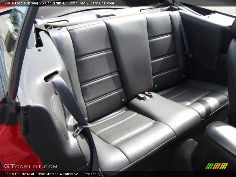 Rear Seat of 2004 Mustang V6 Convertible