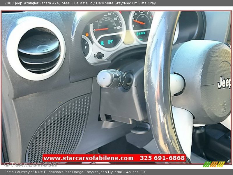 Steel Blue Metallic / Dark Slate Gray/Medium Slate Gray 2008 Jeep Wrangler Sahara 4x4